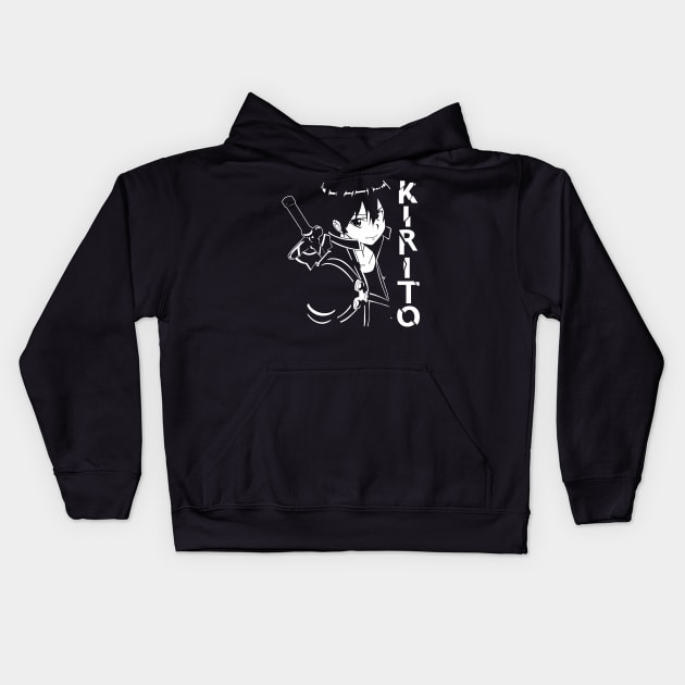 Kazuto Kirigaya Kids Hoodie by Brok Design